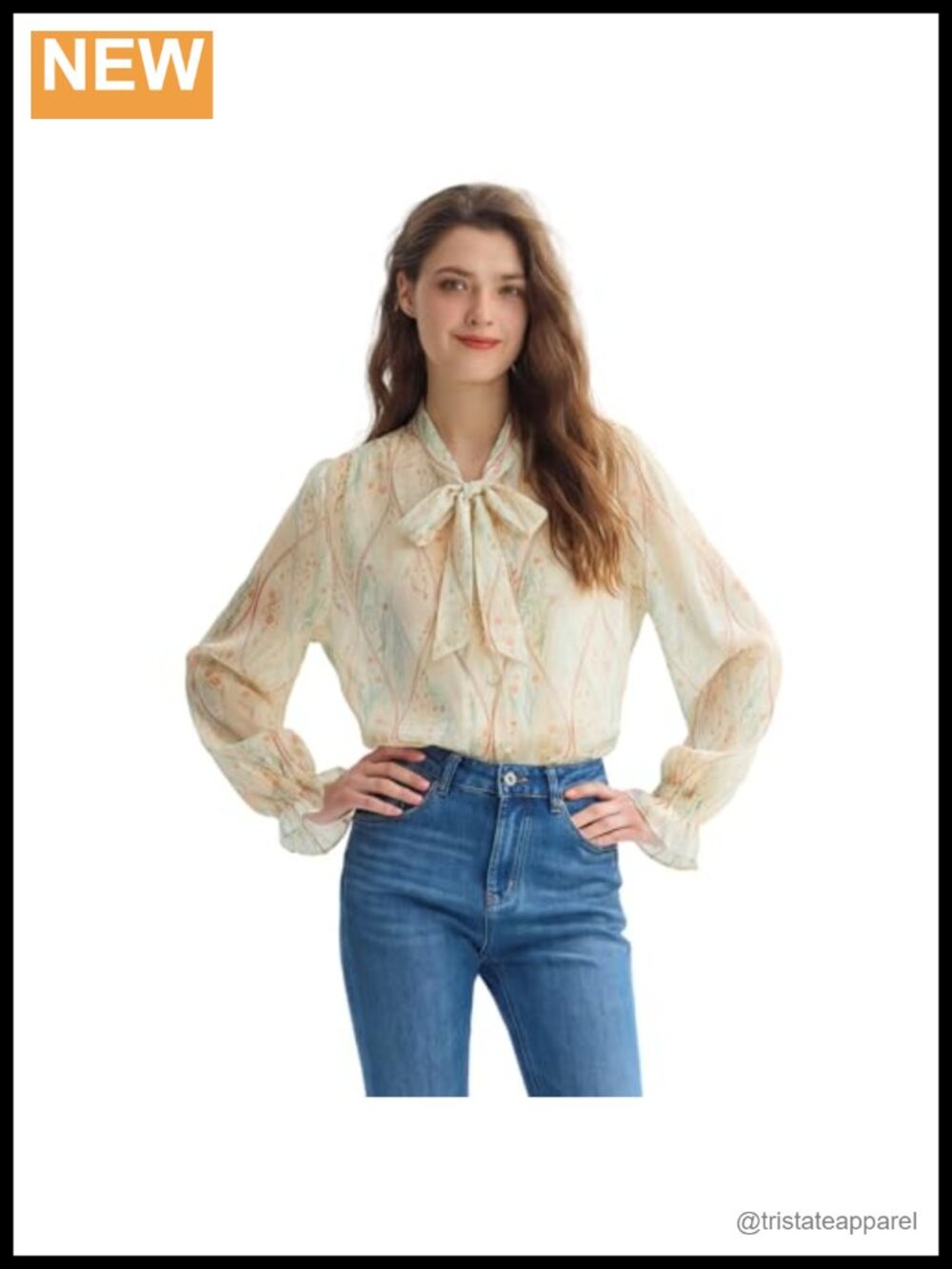 100% Mulberry Silk Blouses for Women Bow Tie Neck Button Down Shirts